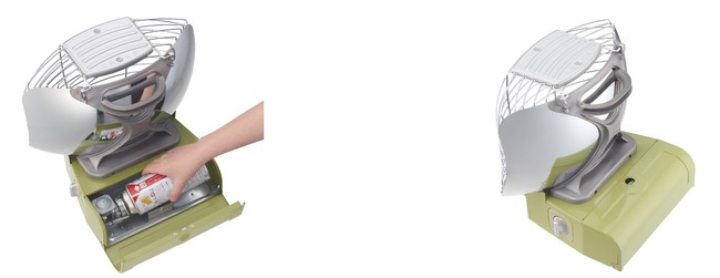 復刻した反射型ストーブの女王”シルバークイーン”をロゴスオリジナルカラーで「LOGOS×SENGOKU ALADDIN ポータブル ガス ストーブ シルバークイーン」 新発売！のサブ画像4