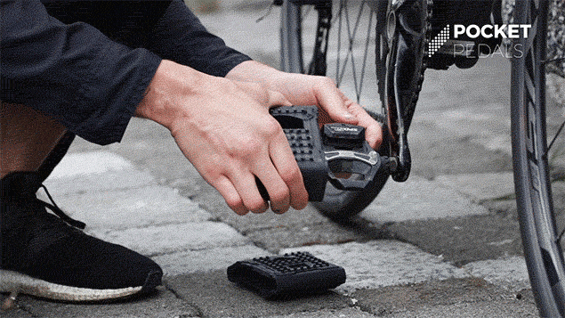 たった3秒でサイクリストあるあるを解決！ビンディングペダルをフラット化するペダルアダプター「Pocket Pedals」がまもなくアイスランドから日本初上陸！のサブ画像1
