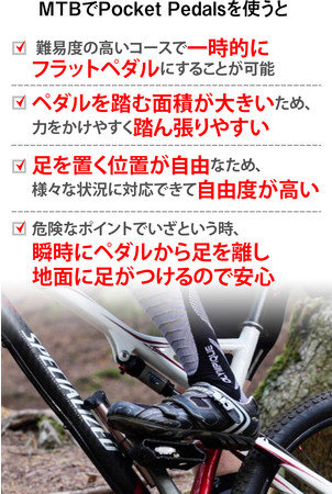 たった3秒でサイクリストあるあるを解決！ビンディングペダルをフラット化するペダルアダプター「Pocket Pedals」がまもなくアイスランドから日本初上陸！のサブ画像5