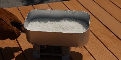 ソロキャンパー必見！超簡単！アウトドアで誰でも美味しいお米が炊ける「CAMP de GOHAN」がMakuakeでクラウドファンディング開始のサブ画像4