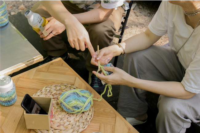 【新商品】創業105年！奈良県の老舗竹編み針メーカーから、キャンプシーンで楽しめる編み物キット「&Seeknit / アンドシークニット」が登場！【ハンドメイド】のサブ画像5