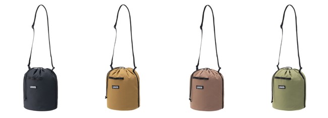 ユニセックスで使える！服装やシーンを選ばないシンプルなデザイン「LOGOS スタンダード バッグ」シリーズ3種 新発売！のサブ画像4_LOGOS スタンダード 巾着バッグ