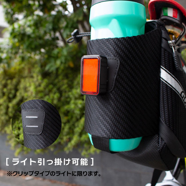 【新商品】【ボトルホルダー付バッグ】自転車パーツブランド「GORIX」から、ドリンクホルダー付きサドルバッグ(GX-SB32)が新発売！！のサブ画像11