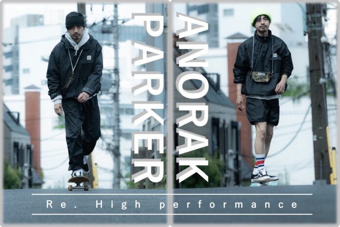 Lifestyle gear brand ＜cancan＞アパレルラインから ＜Re.High performance ANORAK PARKER＞がリリースのメイン画像