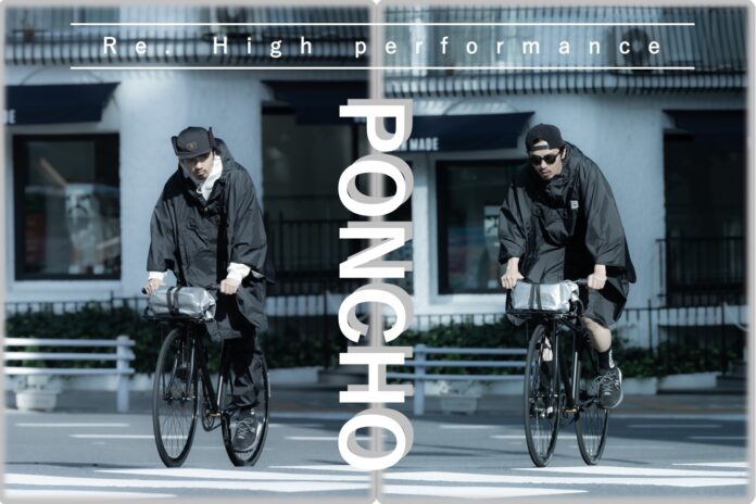 Lifestyle gear brand ＜cancan＞アパレルラインから ＜Re.High performance PONCHO＞がリリースのメイン画像