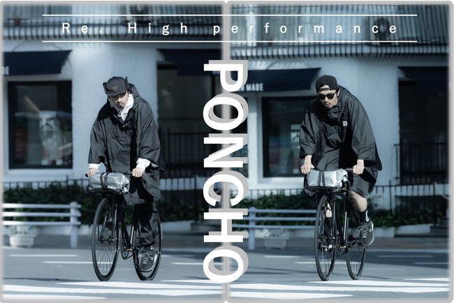 Lifestyle gear brand ＜cancan＞アパレルラインから ＜Re.High performance PONCHO＞がリリースのサブ画像1