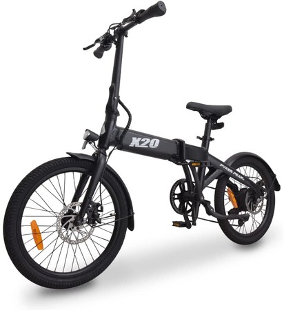 見た目も走りもスマートな電動アシスト自転車「X20」の一般予約販売を開始！のサブ画像8_マットブラック