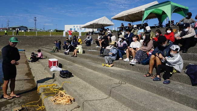 「水辺を活かしたまちづくり」の一環として「オリンピアン羽根田選手と加古川でカヌー！」を10月30日（土）に開催しましたのサブ画像3_安全講習