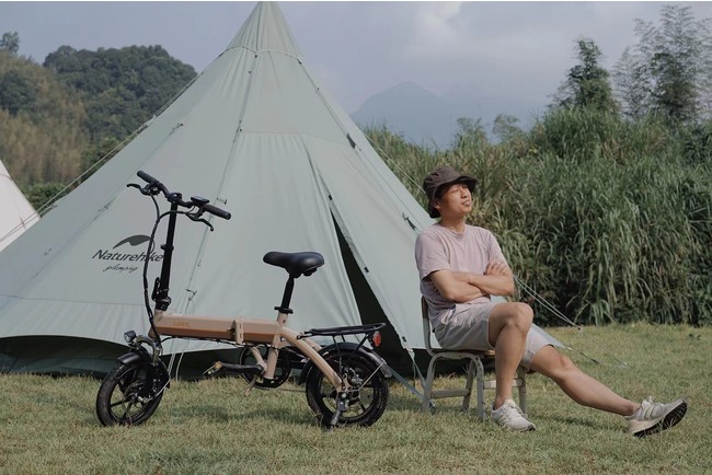 【応援購入総額1400万突破】キャンプ場まで持っていける頼れる相棒、折畳式電動アシスト自転車「A1TS」Makuakeにて先行販売中！のサブ画像4