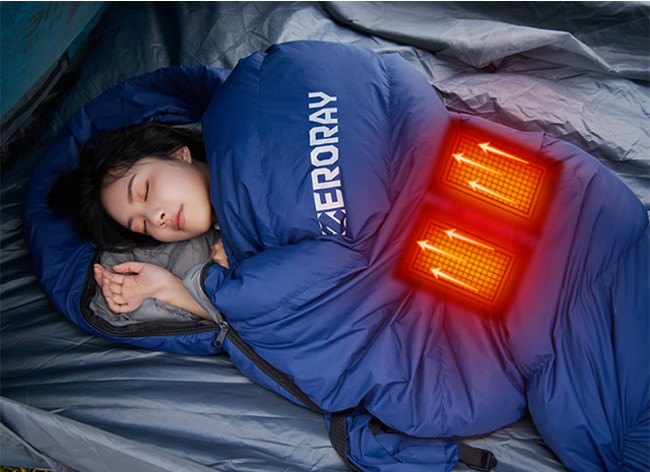 公開翌日に目標金額達成！アウトドアを快適にする電熱ダウン寝袋「heat pro」のサブ画像5