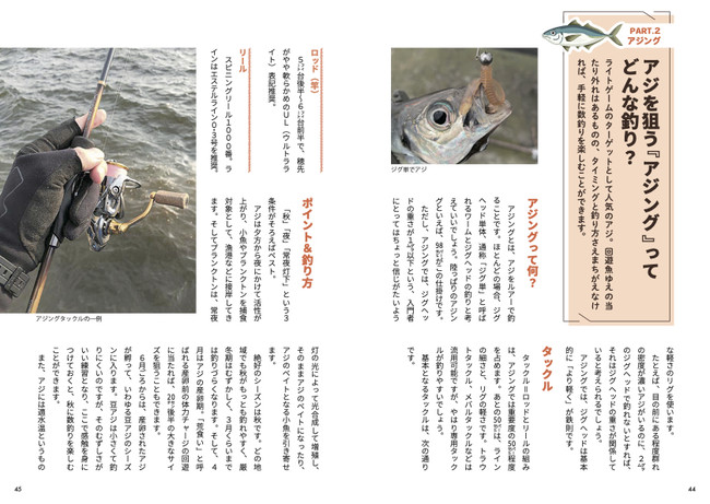 令和最新版！釣果が伸びる『陸っぱり海のルアー釣りスタートBOOK』を発売！のサブ画像3_PART2_アジング