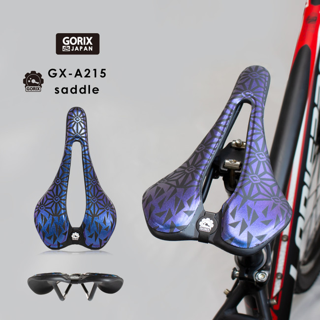【新商品】【突出した個性を発揮!!】自転車パーツブランド「GORIX」から、華やかな柄デザインの超軽量サドル(GX-A215)が新発売！！のサブ画像13