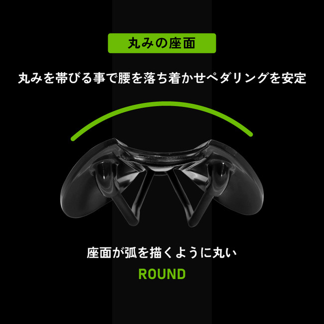 【新商品】自転車パーツブランド「GORIX」から、ラウンド形状の自転車サドル(GX-TOUCHE)が新発売！！のサブ画像4