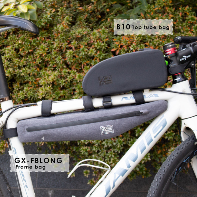 【新商品】【便利な3WAY装着可】自転車パーツブランド「GORIX」から、防水フレームバッグ(GX-FBLONG)が新発売！！のサブ画像14