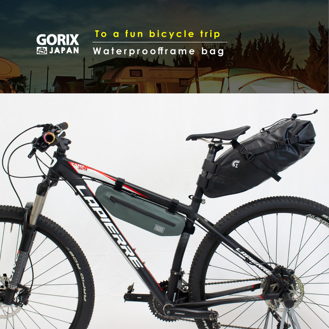 【新商品】【選べるカラー】自転車パーツブランド「GORIX」から、防水フレームバッグ(GX-FB27)が新発売！！のサブ画像3