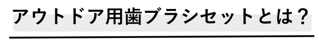 Makuakeでわずか4時間で応援金額50万円突破、達成率500％超え！日本の職人が作る「アウトドア用歯ブラシセットのサブ画像2