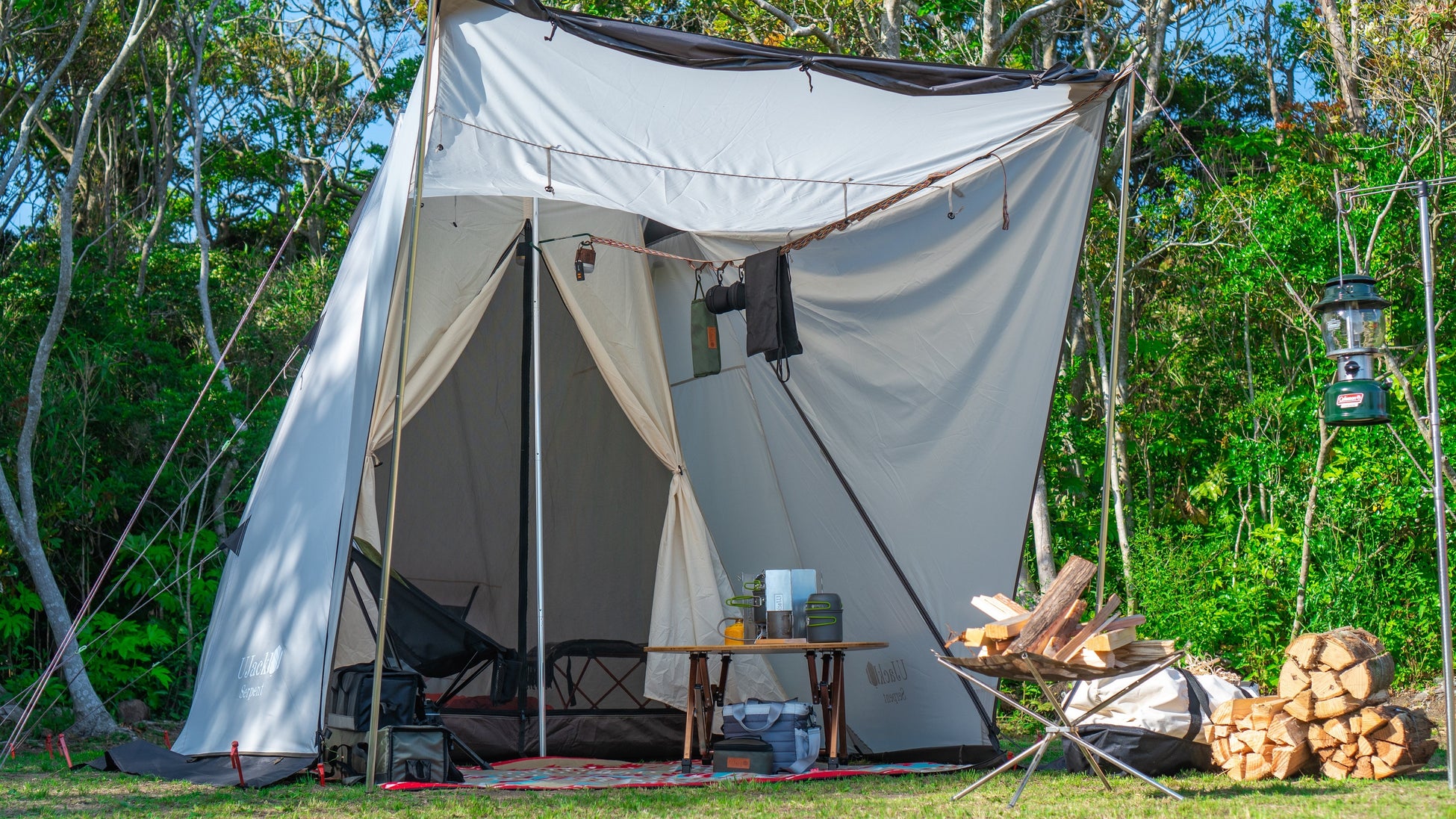 キャンプ用品ブランド「UJack」、ソロキャンプで手軽にグランピングが楽しめる新しいカタチのテントが新登場、初期ロットは即予約完売で大人気～2ndロットの予約受付が開始～のサブ画像2