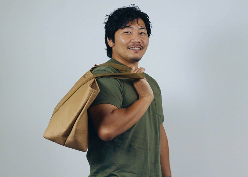 柔道家 西山将士が柔道着素材で作った「タフな三河木綿の刺し子織りバッグ」 Makuakeにて先行販売開始!!のサブ画像8