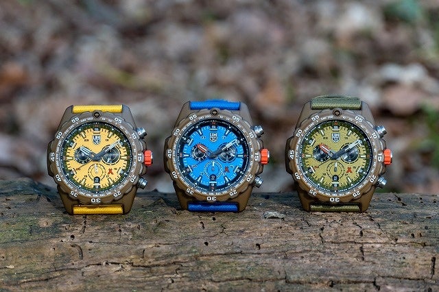 腕時計【ルミノックス】世界を代表するサバイバル冒険家Bear Grylls(ベア・グリルス）とのパートナーシップモデル。環境に配慮した再生素材を使用したクロノグラフモデル登場！のサブ画像1