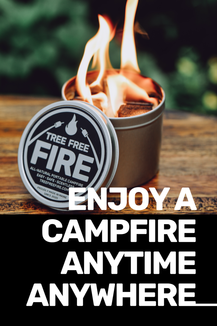 いつでも気軽に10秒焚き火でチルタイム。ポータブル焚き火TREE FREE FIREで、平日でもキャンプを感じる時間を。のメイン画像