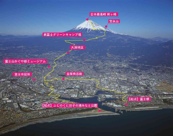 海抜０ｍ からの挑戦！「富士山登山ルート３７７６」のメイン画像
