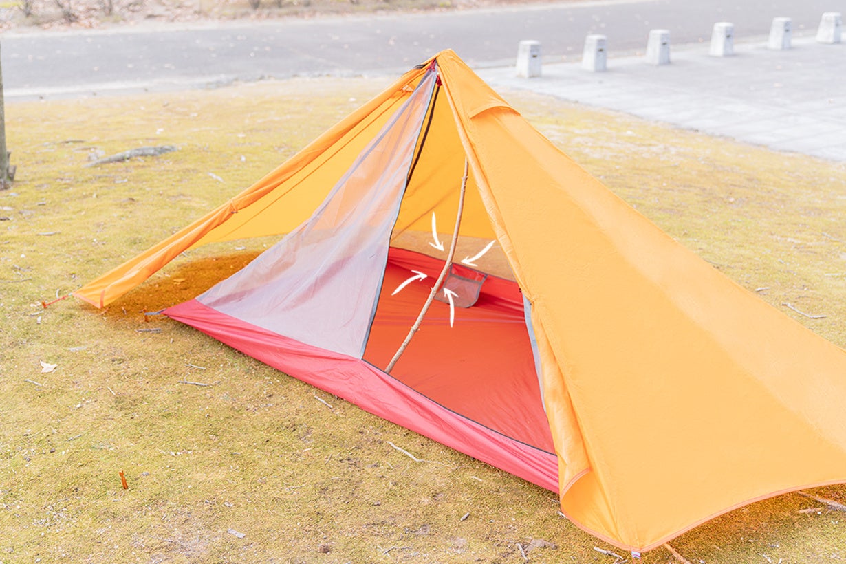 ＼Makuake公開初日から目標金額717%を達成／【もっとお気軽なキャンプを】1.2kg超軽量！持ち運び超簡単な山岳テントのサブ画像2
