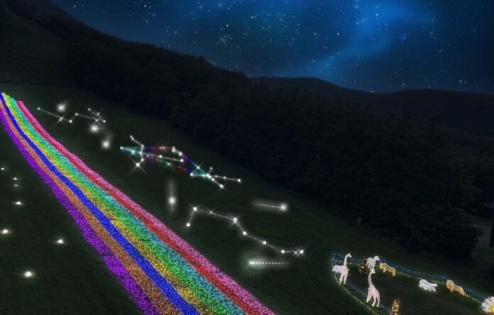 60万球が光り輝く福島の夏の風物詩「あだたらイルミネーション」7/30（土）開幕のメイン画像