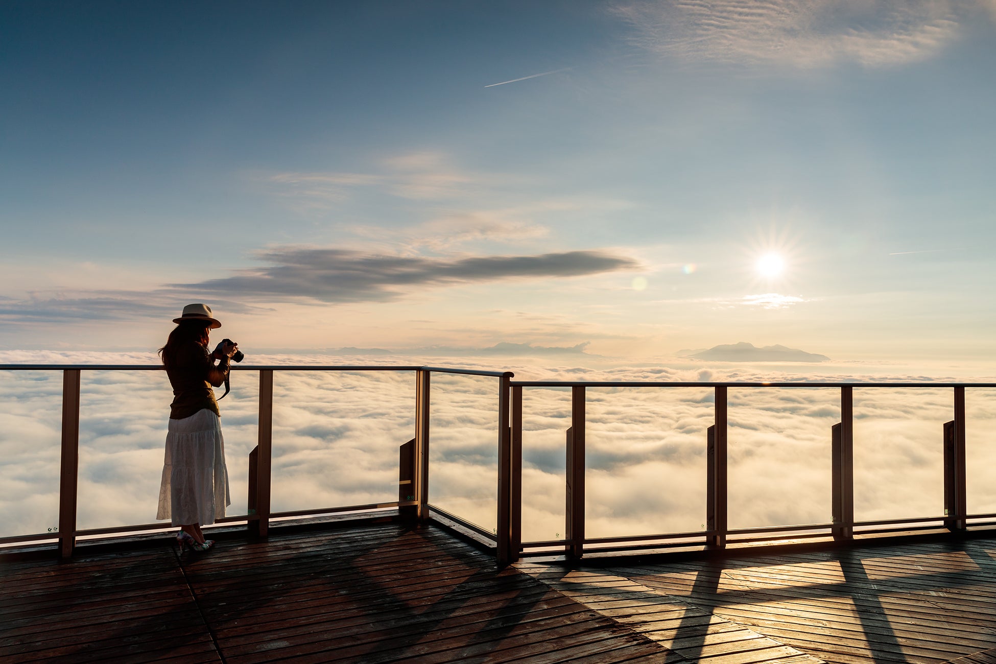 標高1,770ｍ 雲海確率62％のSORA terrace へ続く「ウラ」側！世界最大級ロープウェイの機械室を巡る’’バックヤードツアー’’を開催！のサブ画像9_雲海＆サンセット