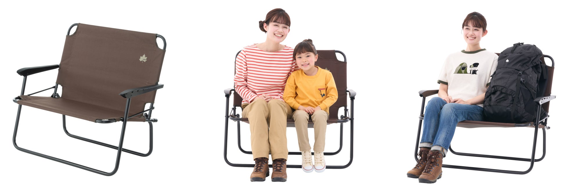 親子で一緒に座れる！耐荷重120kgのローチェア「アースアイアンローチェア for OYAKO」新発売！のサブ画像3