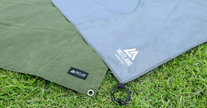 キャンプ・アウトドア用品ブランド「VASTLAND」、用途に合わせて選べる2種類（ポリエステル & 帆布生地）の「グランドシート」を2022年7月23日（土）に発売 のメイン画像