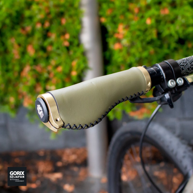 【新商品】自転車パーツブランド「GORIX」の、レザーグリップ(GX-600)に新色「オリーブ」が新発売!!のサブ画像3