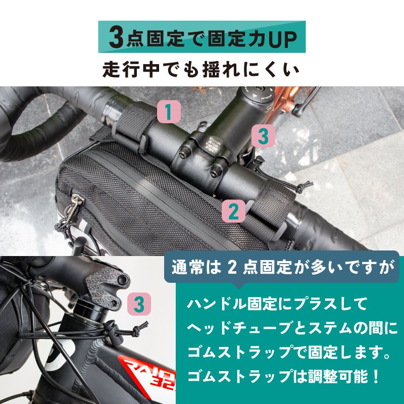 【新商品】自転車パーツブランド「GORIX」から、防水フロントバッグ(GX-VOYAGE)が新発売!!のサブ画像5