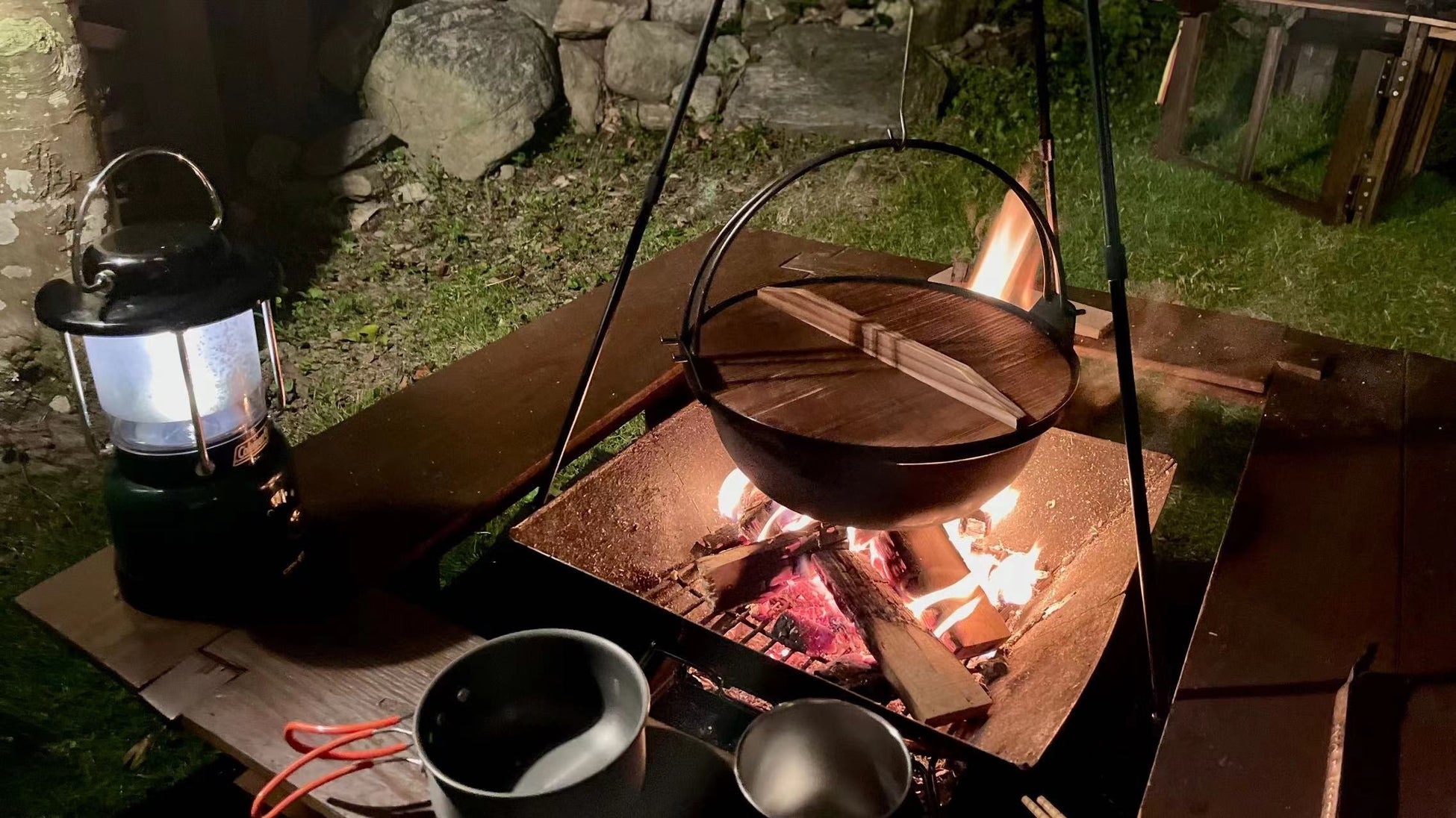「キャンプ用軽量囲炉裏鍋」驚きの軽さ！素材の風合いも楽しめる、あなただけのキャンプ用囲炉裏鍋【IH対応】Makuakeにて8月5日12:00発売開始！！　　　　　　　　　　　　　　　　　　　　　　　のサブ画像3