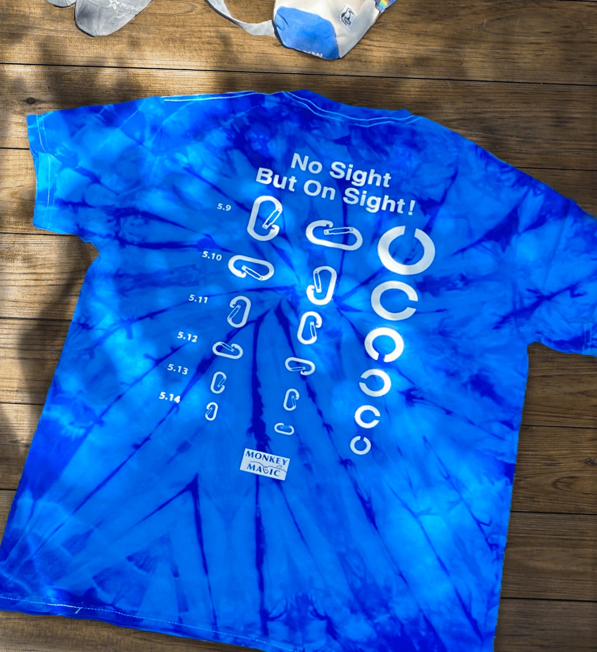 障害者クライミング普及活動を行うNPO法人モンキーマジックから、設立17周年を記念してオリジナルTシャツが登場！のサブ画像1_オリジナル クラシックTシャツ：ロイヤルブルー