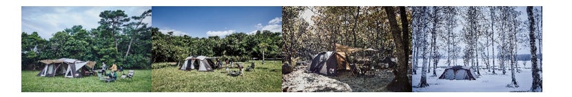 コールマン、一年中快適なキャンプが楽しめるマスターシリーズから2-3人用のコンパクトな「4Sワイド 2ルームトリオ」登場のサブ画像4