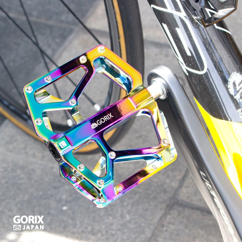 【新商品】【ワイド幅!! 薄型!! 軽量!!】自転車パーツブランド「GORIX」から、オイルスリックカラーのフラットペダル (GX-FX181)が新発売!!のサブ画像10