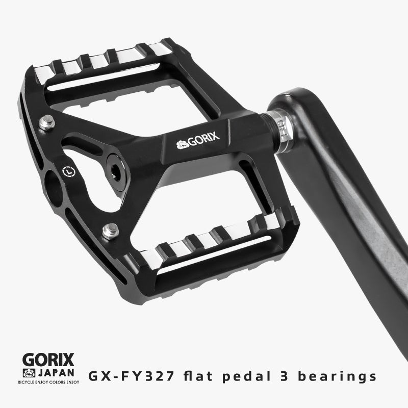 【新商品】【滑らかな高速回転を実現!!】自転車パーツブランド「GORIX」から、フラットペダル (GX-FY327)が新発売!!のサブ画像2