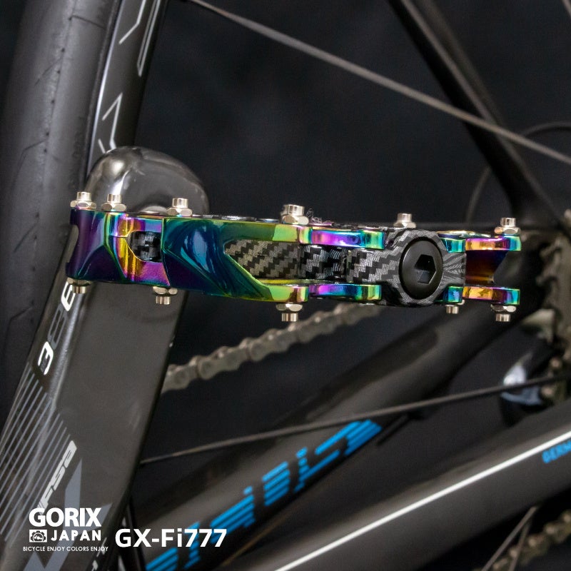 【新商品】【唯一無二の個性!!】自転車パーツブランド「GORIX」から、オイルスリックカラーのフラットペダル (GX-Fi777)が新発売!!のサブ画像10