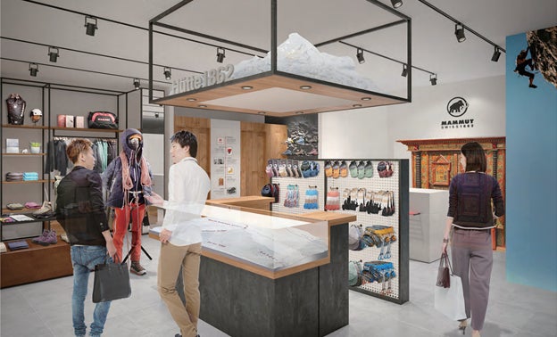 マムートの160周年を記念する新しいマムートの直営店西日本の旗艦店「マムート 大阪」がグランフロント大阪 南館4Fにオープン！ブランド体験スペースである“ヒュッテ1862”を初めてスタート。のサブ画像3