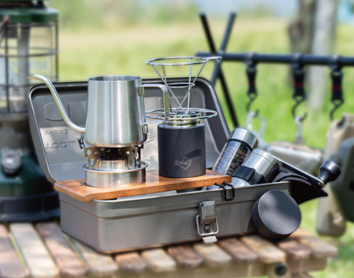 工具箱１つでお湯も沸かせる本格珈琲ドリップキット「POKETLE COFFEE KIT FLEEK」を9月1日発売のメイン画像