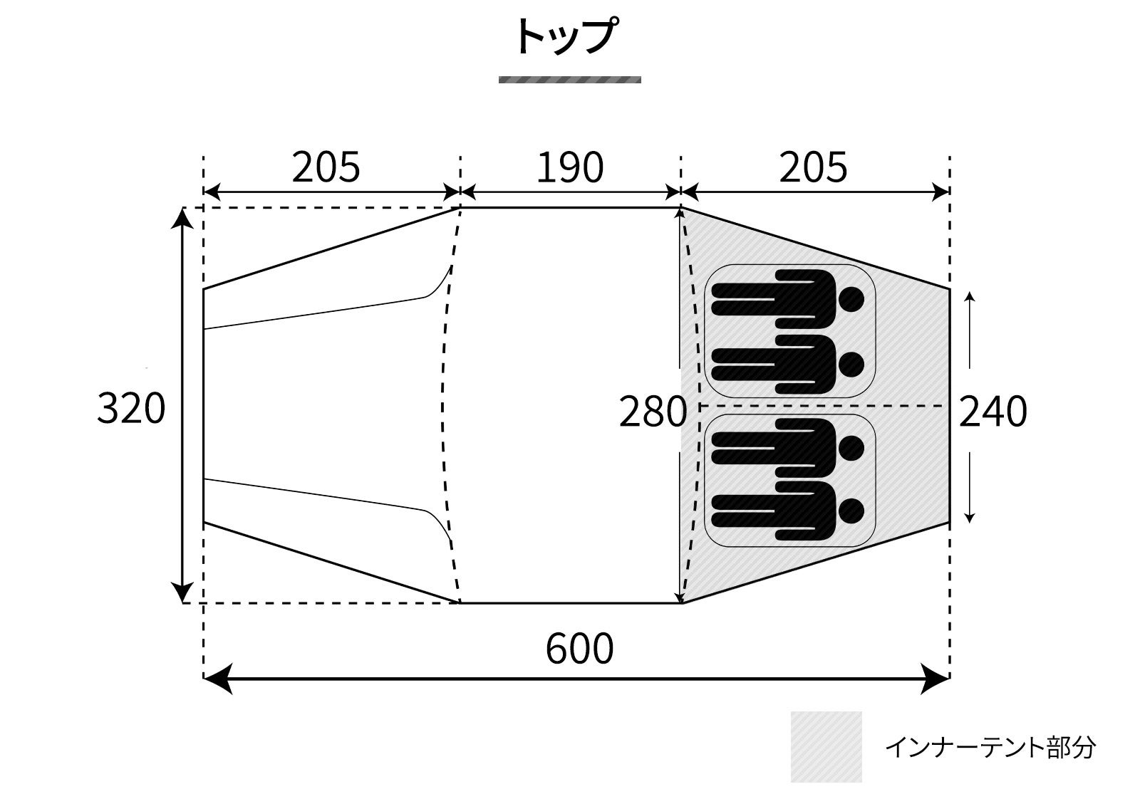 【テント革命！】ポンプで簡単！５分で設営！タープとテントが一つになった「エアーフレーム大型テント」クラウドファンディング開始！のサブ画像10