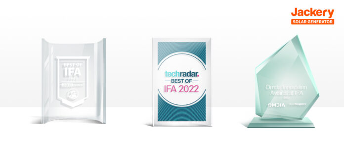【Jackery】新製品Jackery Solar Generator 1000 Proが「IFA 2022」にて数々のアワードを受賞しましたのメイン画像
