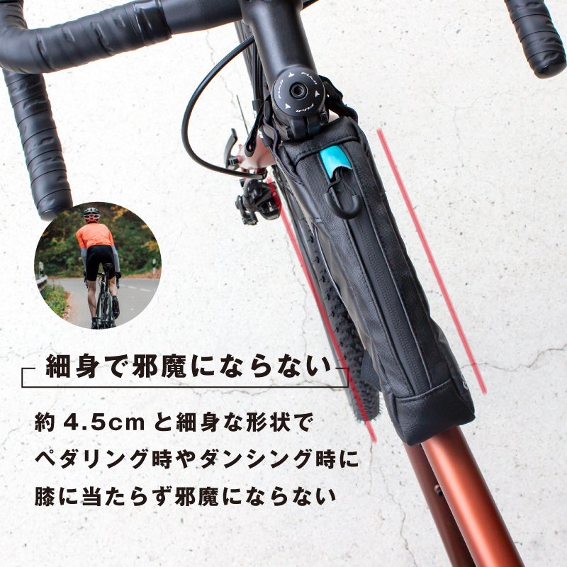 【新商品】【スリムデザイン!!】自転車パーツブランド「GORIX」から、トップチューブバッグ (GX-IKA)が新発売!!のサブ画像5