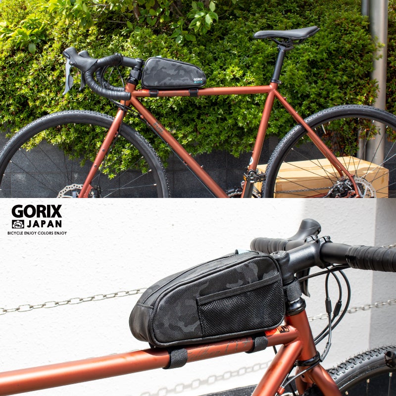【新商品】【カモ柄デザイン!!】自転車パーツブランド「GORIX」から、トップチューブバッグ (GX-POC)が新発売!!のサブ画像2
