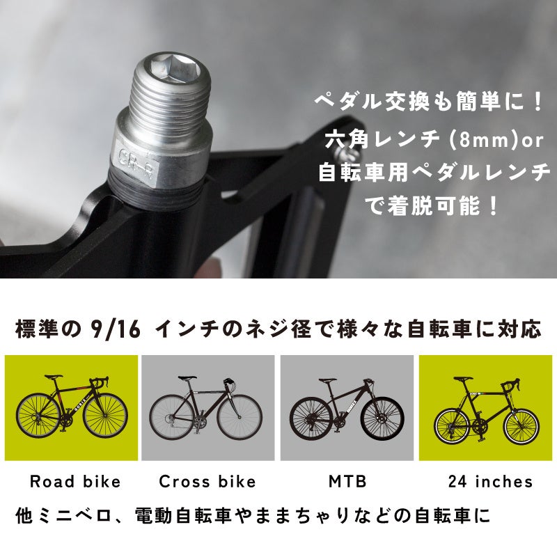 【新商品】自転車パーツブランド「GORIX」から、フラットペダル (GX-FF306)が新発売!!のサブ画像13