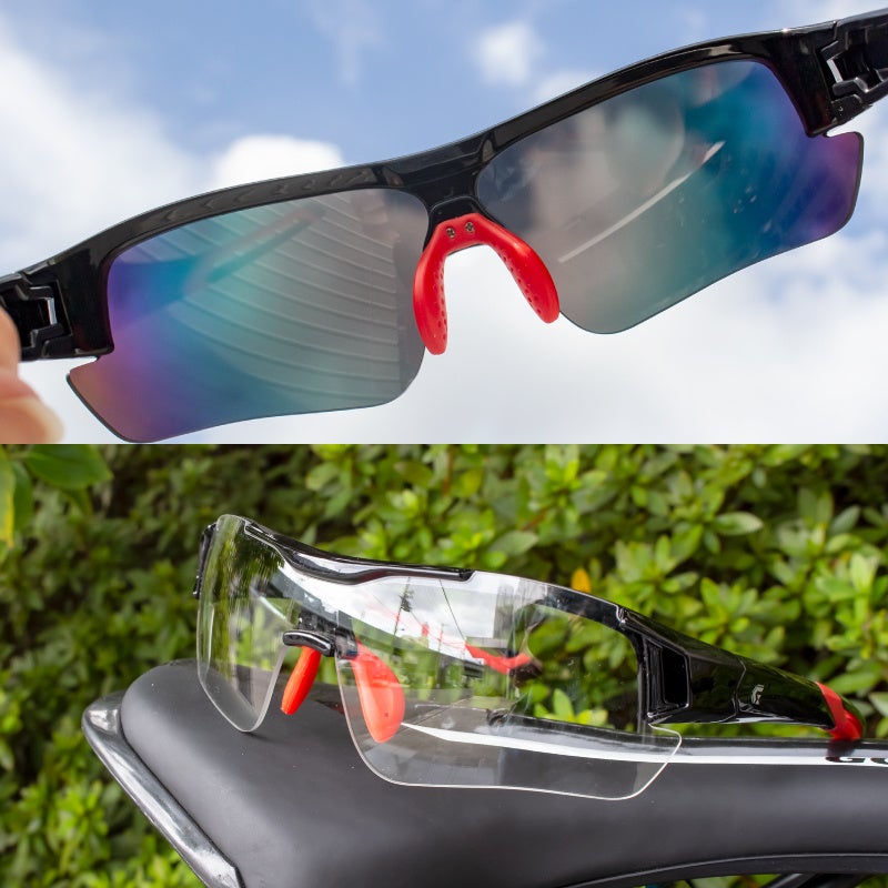 【新商品】【偏光レンズ!!3種類のレンズを使い分け!!】自転車パーツブランド「GORIX」から、スポーツサングラス(GS-POLA109)が新発売!!のサブ画像17
