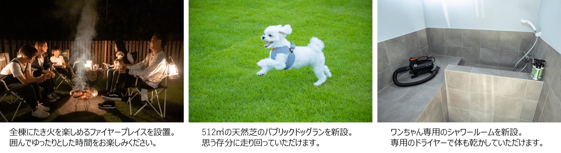 愛犬と過ごす専用グランピング施設「GLAMHIDE WITH DOG KOMATSU」グランドオープンのサブ画像2