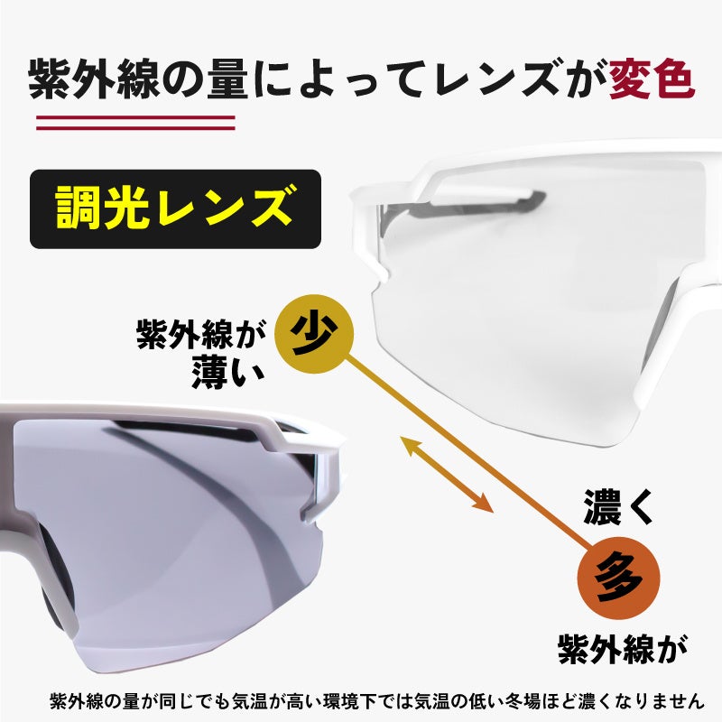 自転車パーツブランド「GORIX」が新商品の、調光レンズのスポーツサングラス (GS-TRANS172)のTwitterプレゼントキャンペーンを開催!!【10/31(月)23:59まで】のサブ画像2