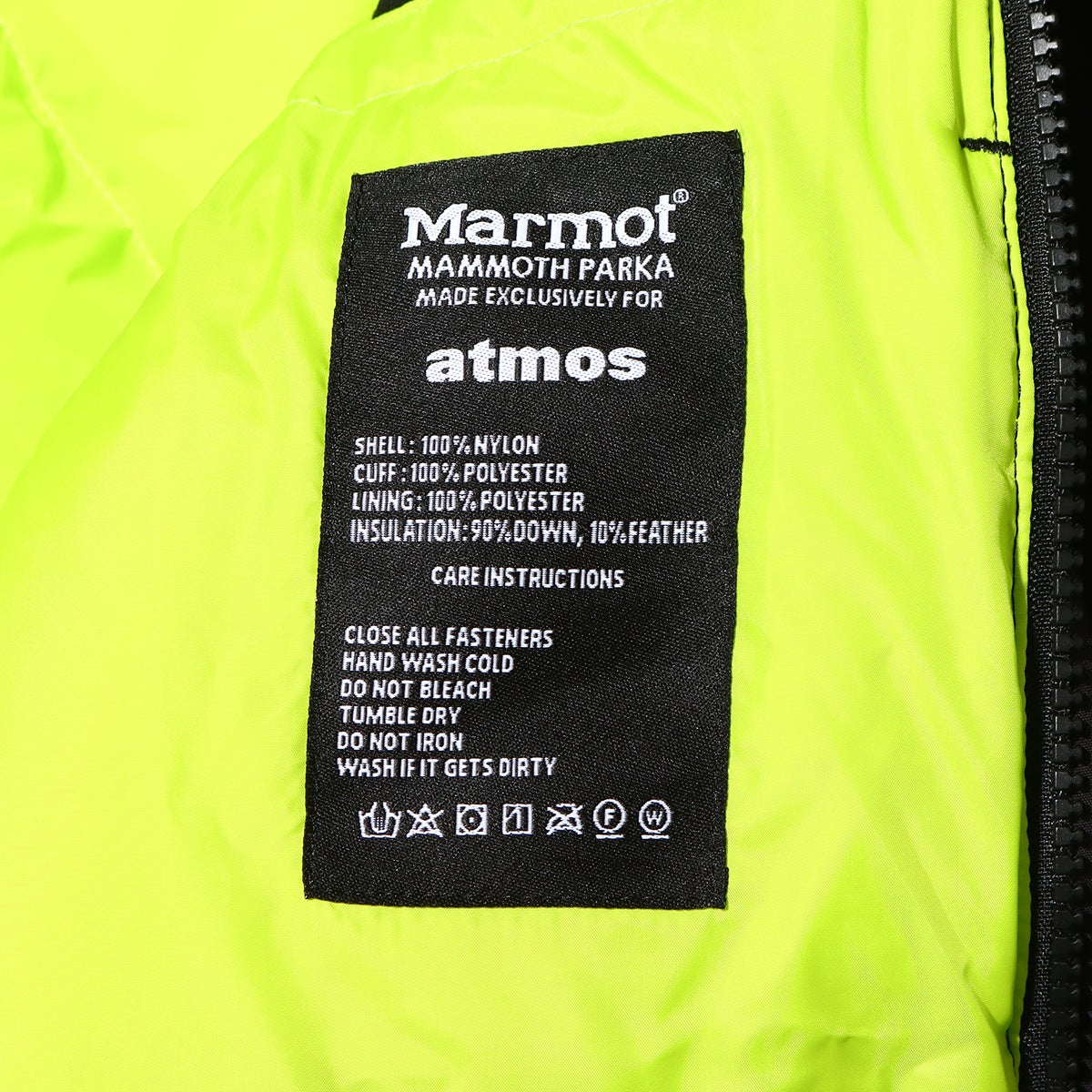 atmosより、Marmotとのコラボレーションアイテム【Marmot×atmos MAMMOTH DOWN PARKA】が発売。のサブ画像10