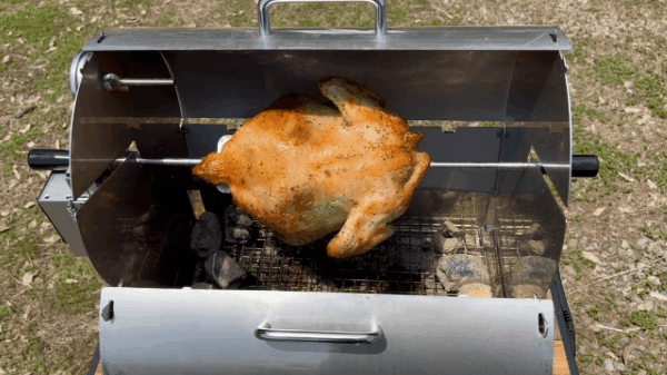 チキン好きが本気で作った！360°回転、炭焼きオーブングリル「ローリングリル」を2023年1月発売。それに先立ちMakuakeにて公開中。のサブ画像2